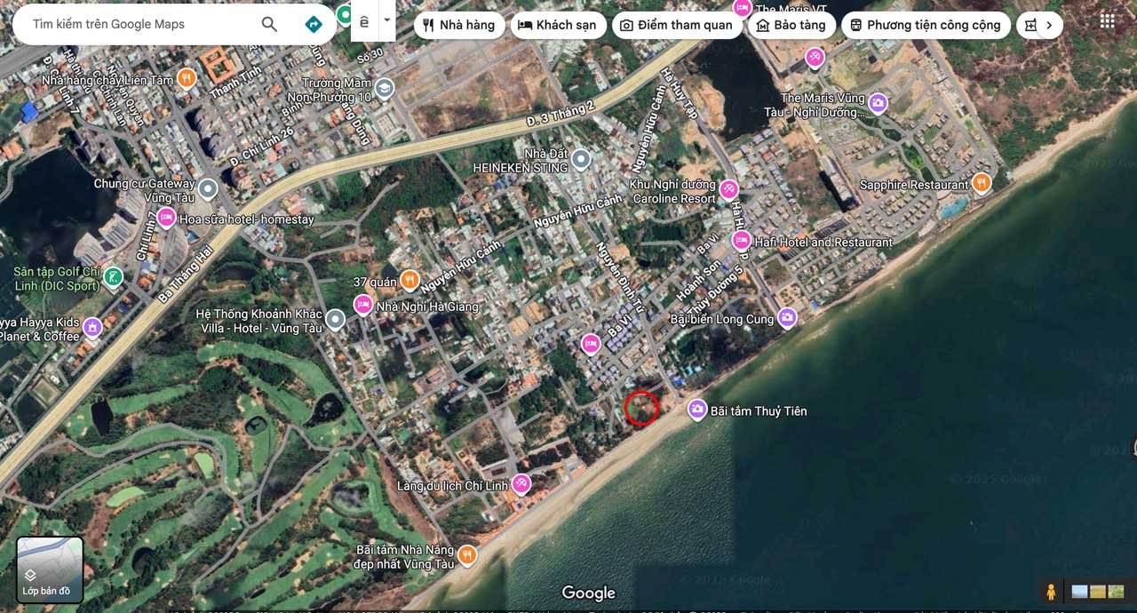 Bản đồ vị trí dự án C-Ocean View Vũng Tàu