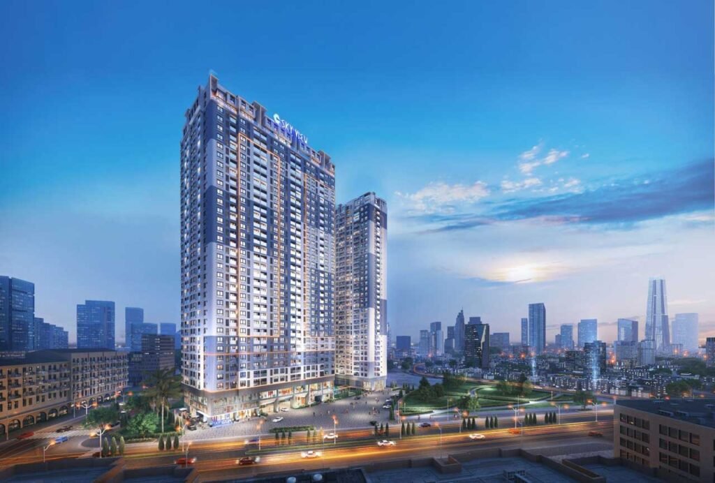 Hình ảnh thực tế dự án căn hộ C-SkyView Bình Dương